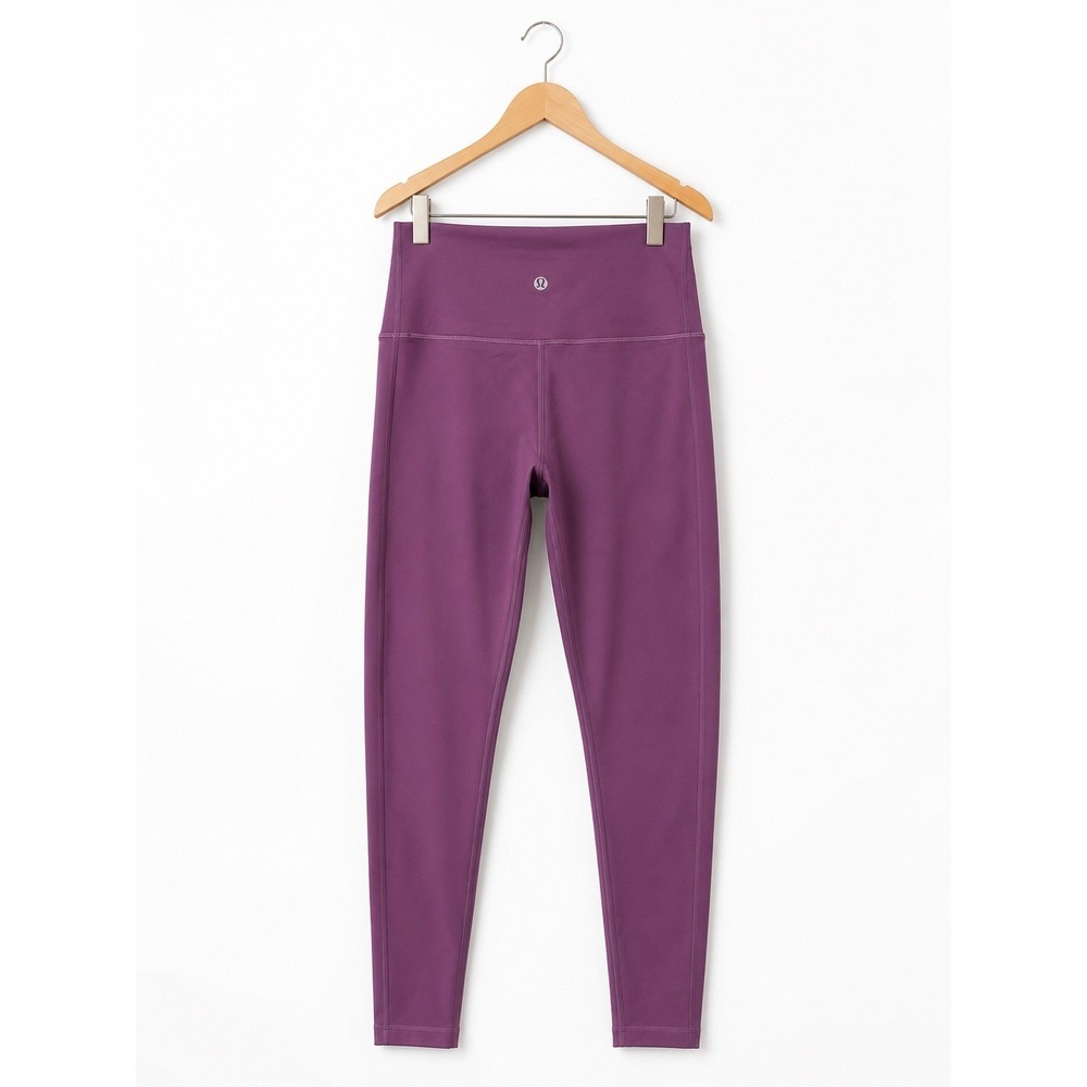 Lululemon Wunder Train Leggings Womens Size 4 Purple Everlux High Rise 25"